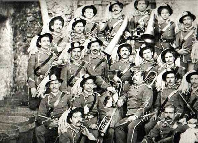 La banda di Genzano nel 1887